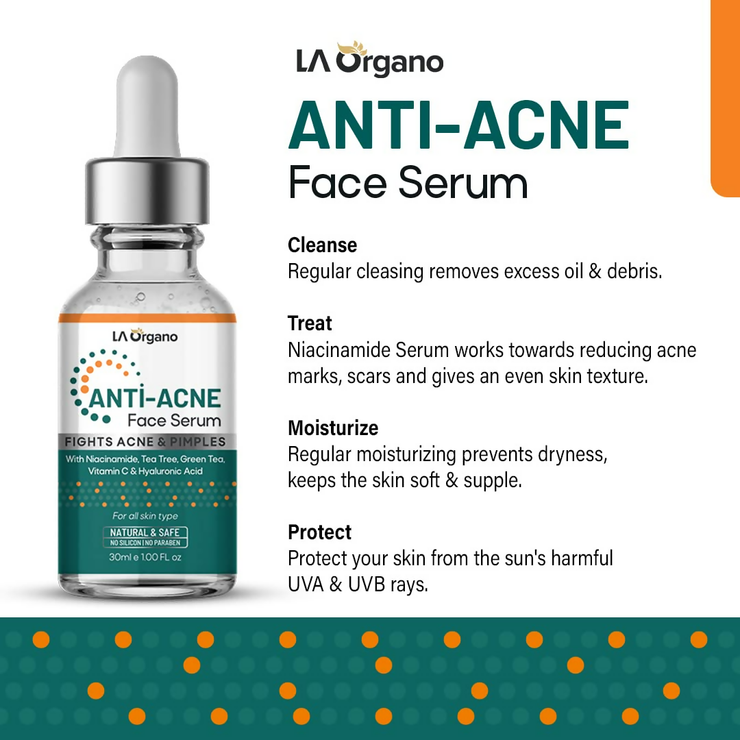 LA Organo Anti Acne Face Serum