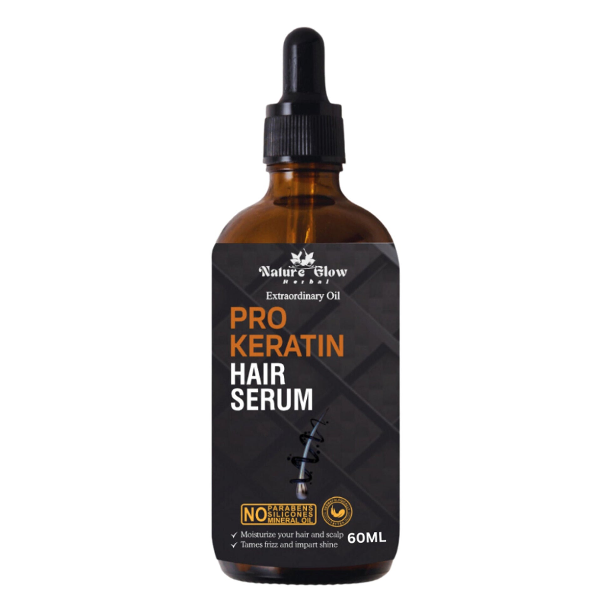 Nature Glow Herbal Pro Keratin Hair Serum - 60ML