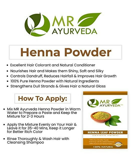 MR Ayurveda Henna Leaf Powder