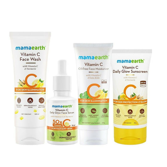Mamaearth CSMS Vitamin C Daily Glow Combo - 240GM