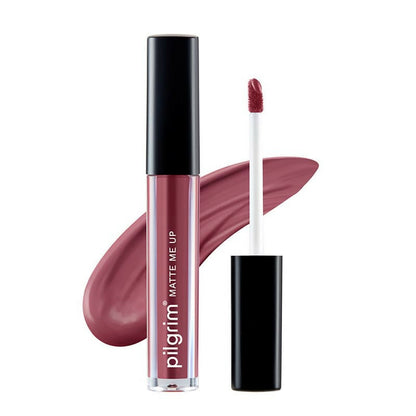 Pilgrim Liquid Matte Lipstick with Hyaluronic Acid - Flirty Rose