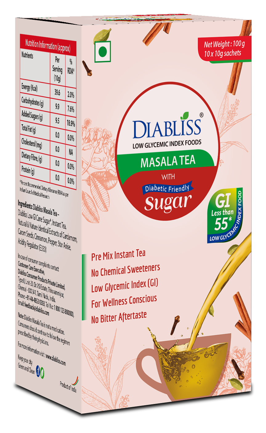 Diabliss Masala Tea With Herbal Extract Blend