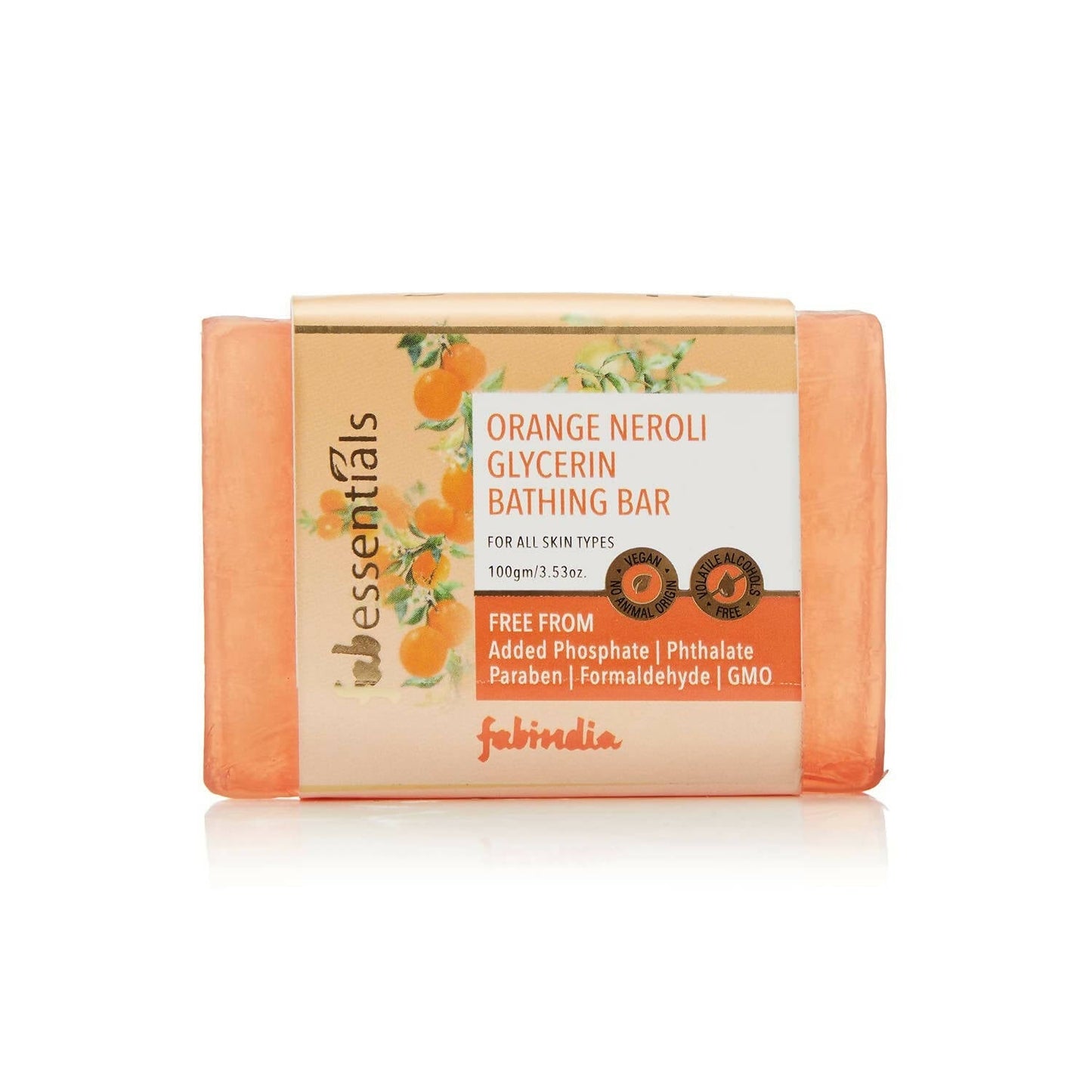 Fabessentials Assorted Glycerin Bathing Bars Combo - Orange Neroli, Neem Aloe Vera & Jasmine