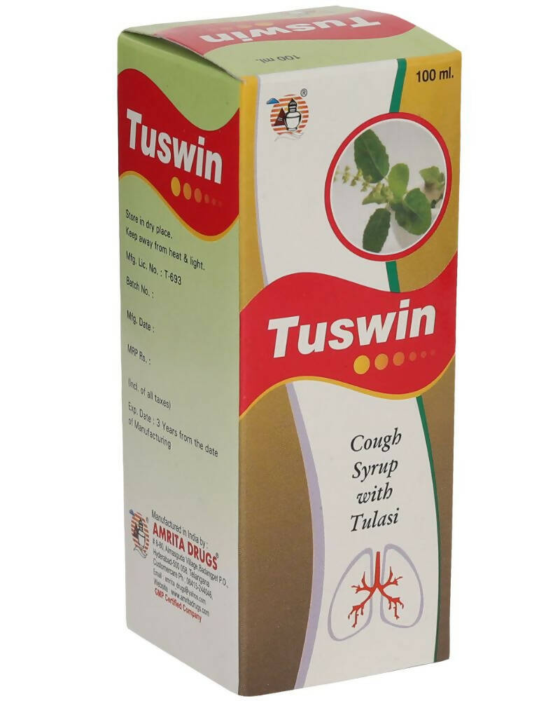 Amrita Tuswin Cough Syrup With Tulasi