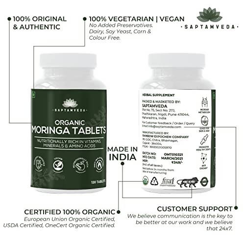 Saptamveda Natural Moringa Tablets