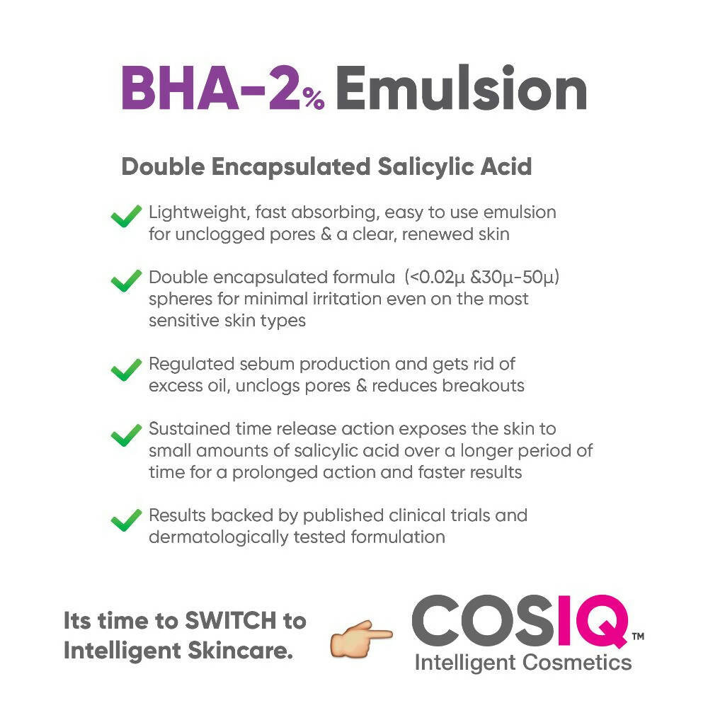 Cos-IQ BHA-2% Encapsulated Salicylic Acid Emulsion