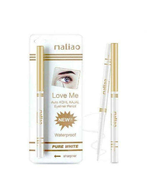Maliao Professional Pure White Auto Kohl Kajal Eyeliner Pencil - BUDNE