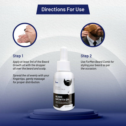 ForMen Beard Growth Oil with Anti-Itch and Anti-Dandruff