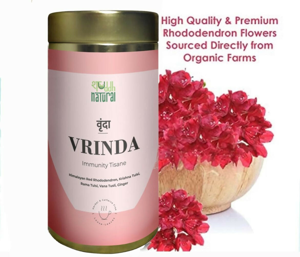 Shuddh Natural Cold Cough Relief Tea Vrinda Floral Tisane