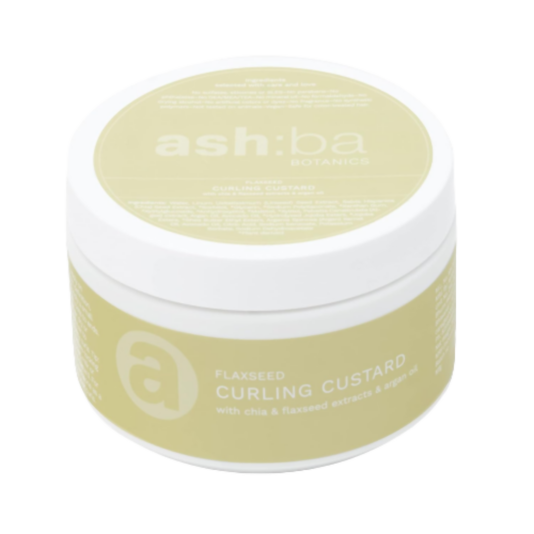 Ashba Botanics Flaxseed Curling Custard Hair Gel - BUDNE