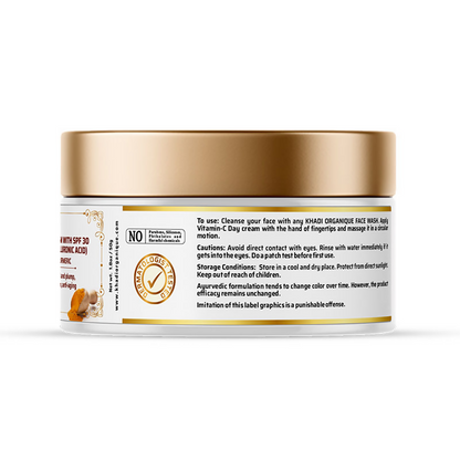 Khadi Organique Vitamin C Day Cream With chamomile & Turmeric