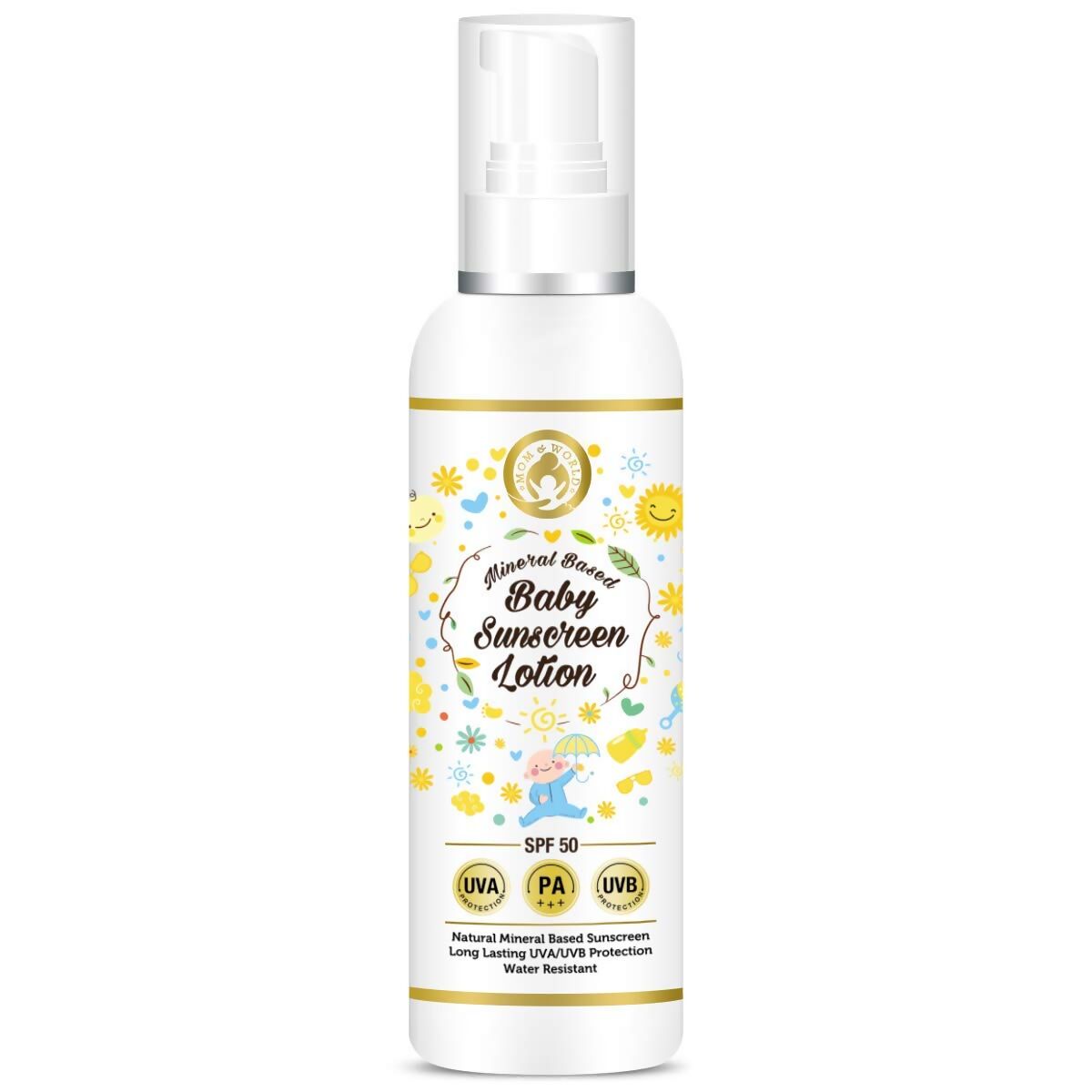 Mom & World Baby Sunscreen Lotion