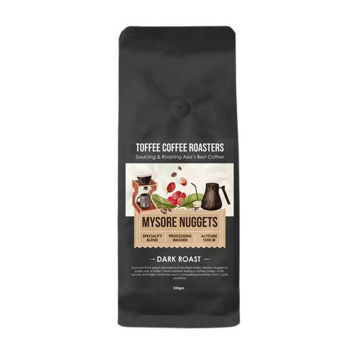 Toffee Coffee Roasters Mysore Nuggets - Specialty Blend Coffee - 250GM