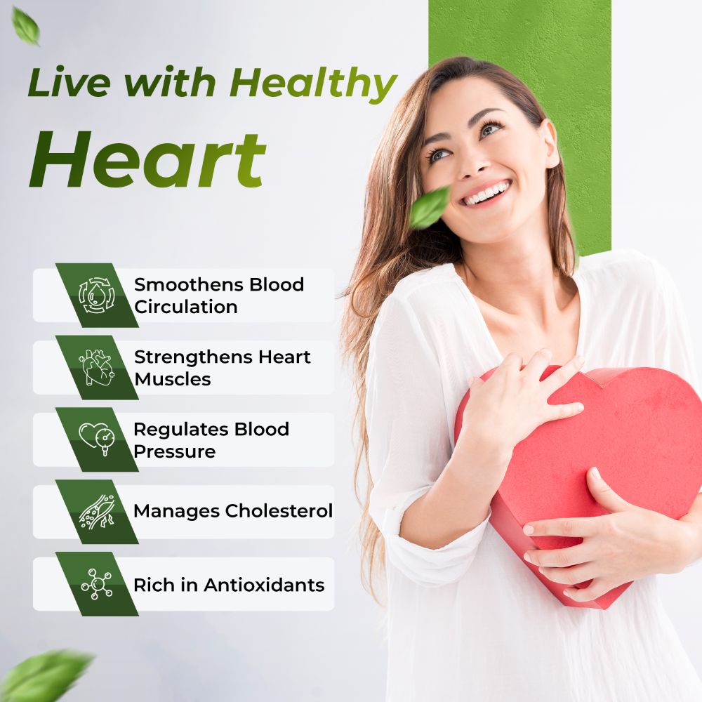 Health Veda Organics Happy Heart Tablets