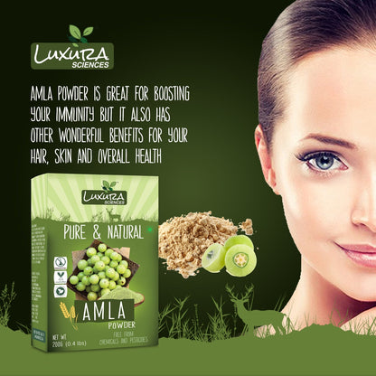 Luxura Sciences Pure Amla Powder For Hair Growth