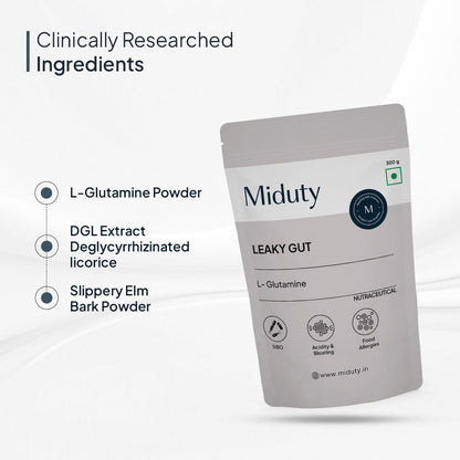 Miduty by Palak Notes Leaky Gut Powder