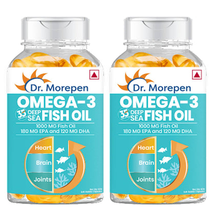 Dr. Morepen Omega 3 Deep Sea Fish Oil Softgels - usa canada australia