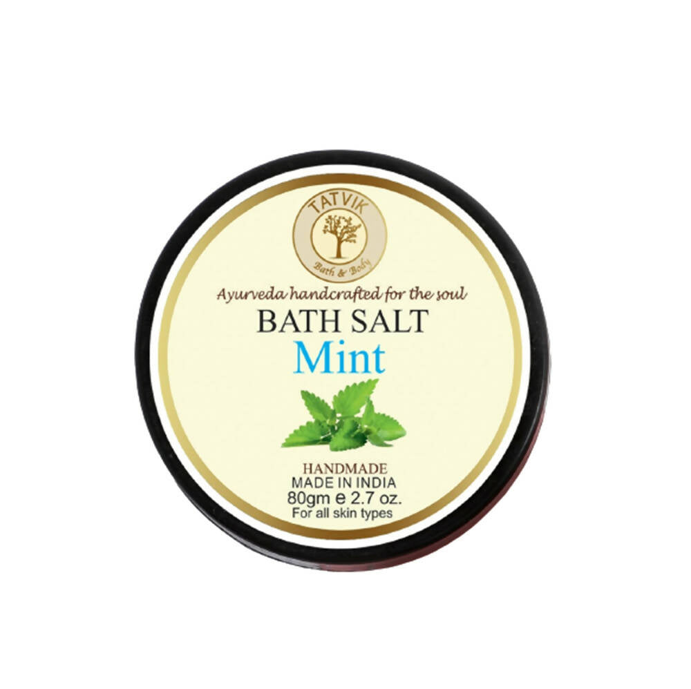 Tatvik Ayurveda Bath Salt Mint - usa canada australia