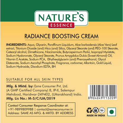 Nature's Essence Facialist Radiance Boosting Cream with 24K Liquid Gold