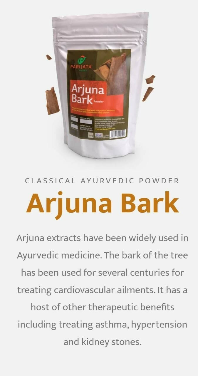 Parijata Herbs Arjuna Bark Powder