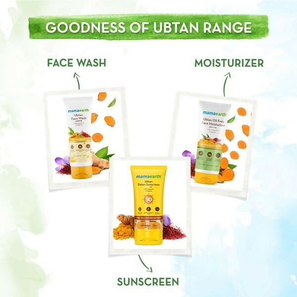 Mamaearth Ubtan Detan Sunscreen With Turmeric & Saffron For Sun Protection