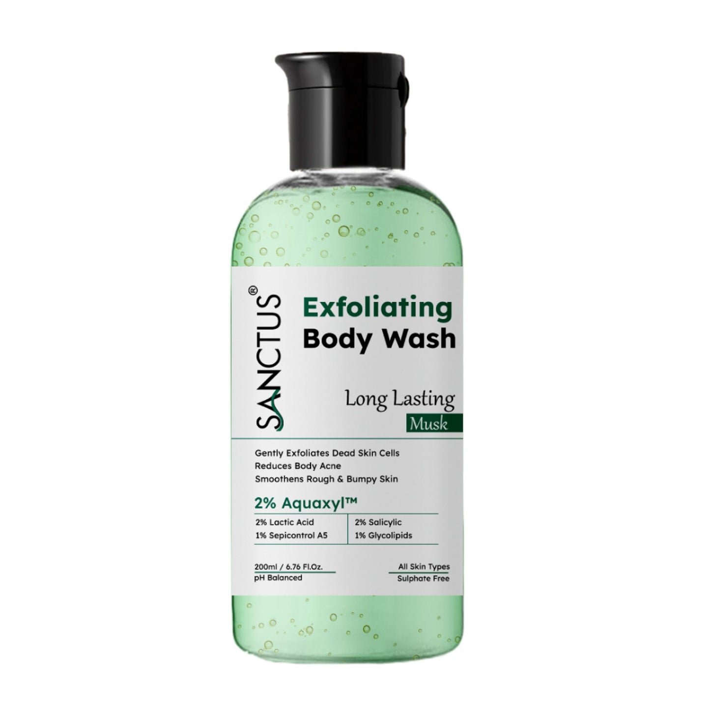 SANCTUS Exfoliating Body Wash Musk - 200ML