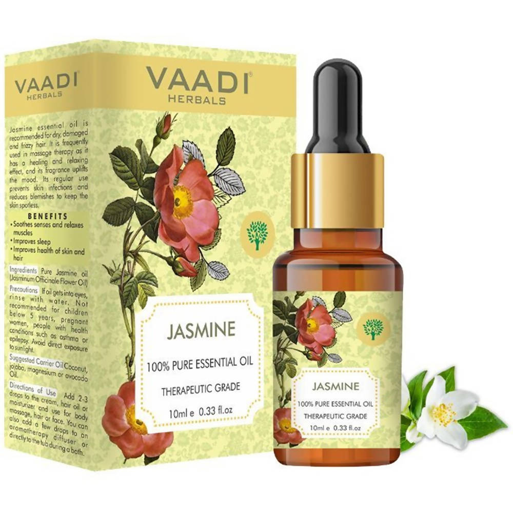 Vaadi Herbals Jasmine 100% Pure Essential Oil Therapeutic Grade - Distacart