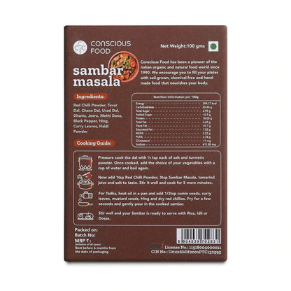 Conscious Food Sambar Masala Powder