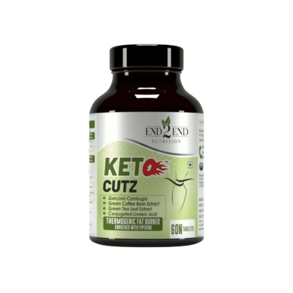 End2End Nutrition Keto Cutz Fat Burner For Weight Loss Tablets