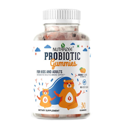 Nutrazee Probiotic Gummies For Kids & Adults