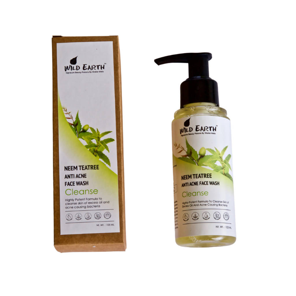 Wild Earth Neem Teatree Anti Acne Face Wash