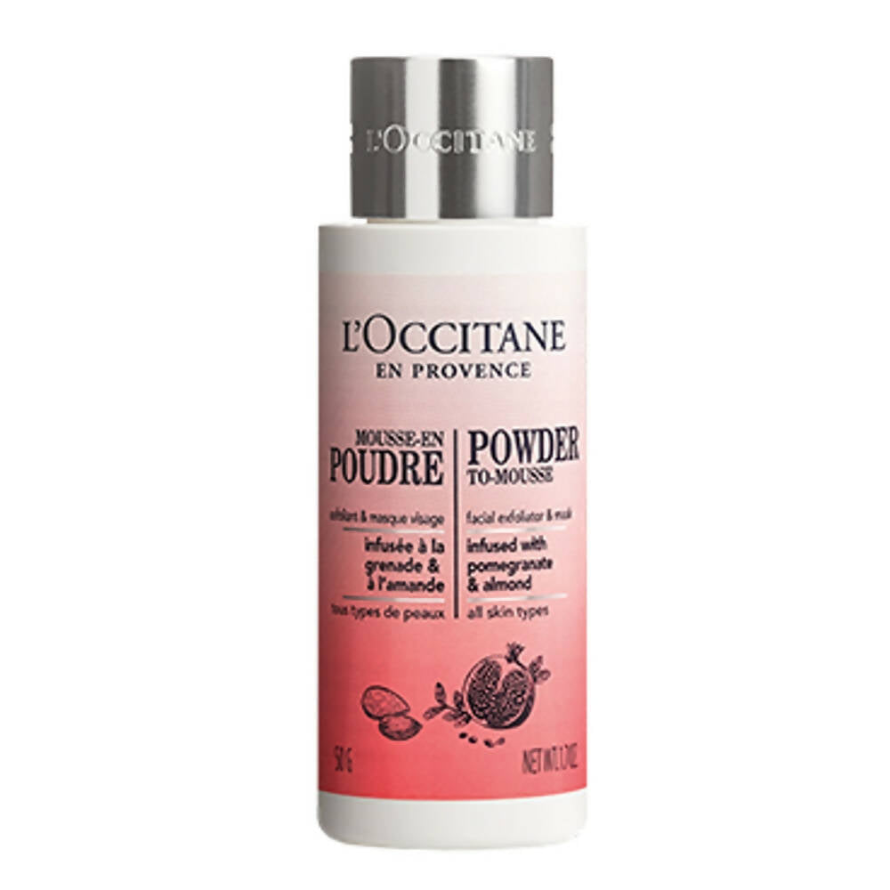 L'Occitane Powder-To-Mousse Facial Exfoliator & Mask -  USA 