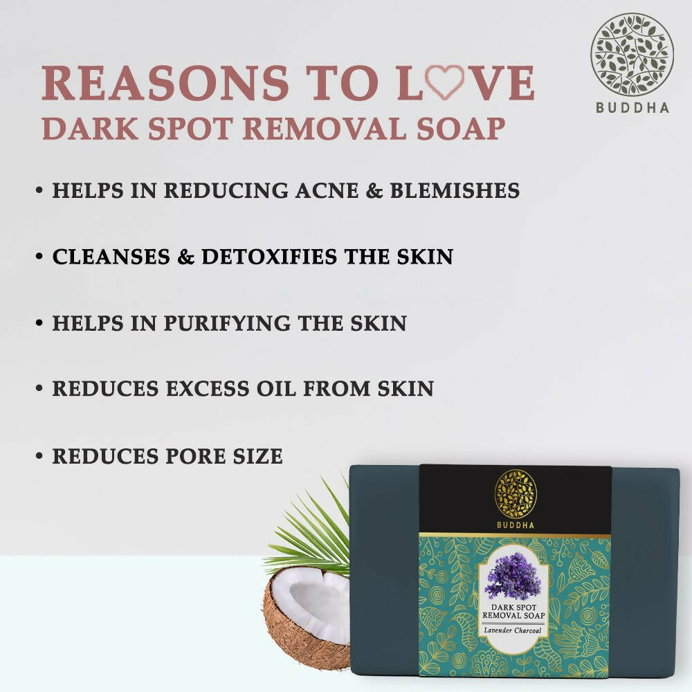 Buddha Natural Dark Spot Removal Soap - Reduce Skin Pigmentation, Perfect for Oily Skin