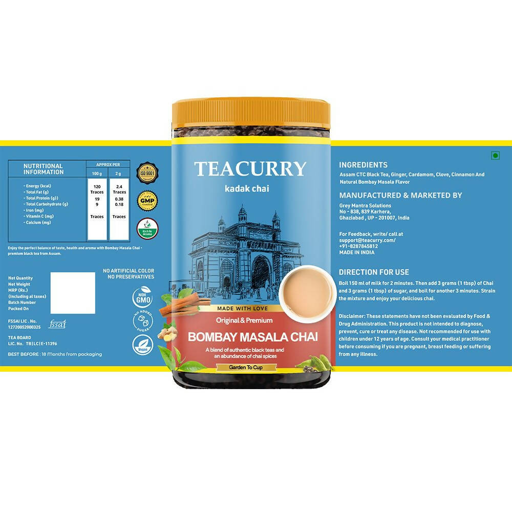 Teacurry Bombay Masala Chai Powder