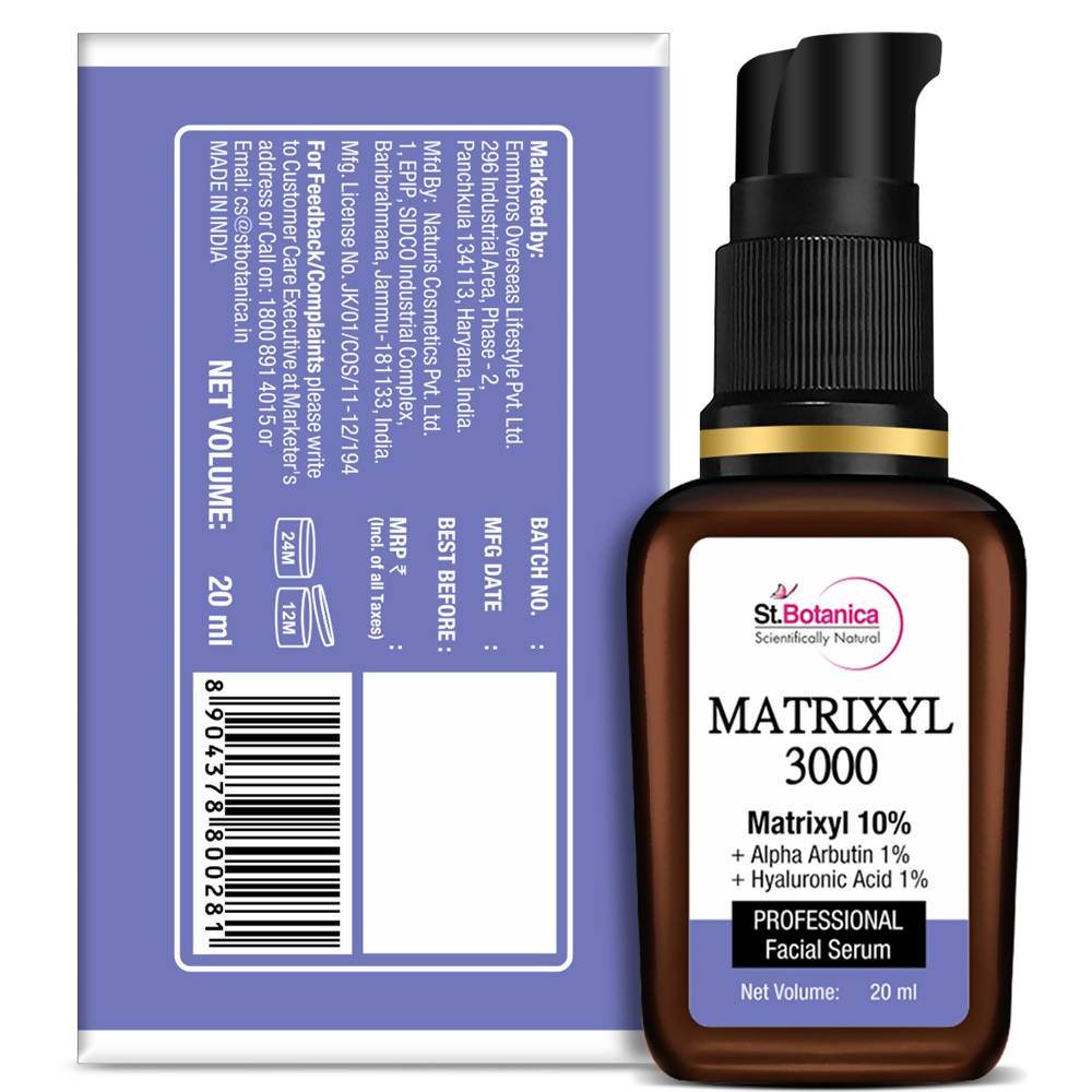 St.Botanica Matrixyl 3000 Professional Facial Serum