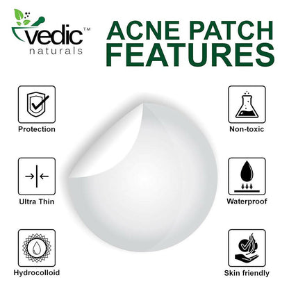 Vedic Naturals Acne Pimple Patches For Face & Skin Treatment