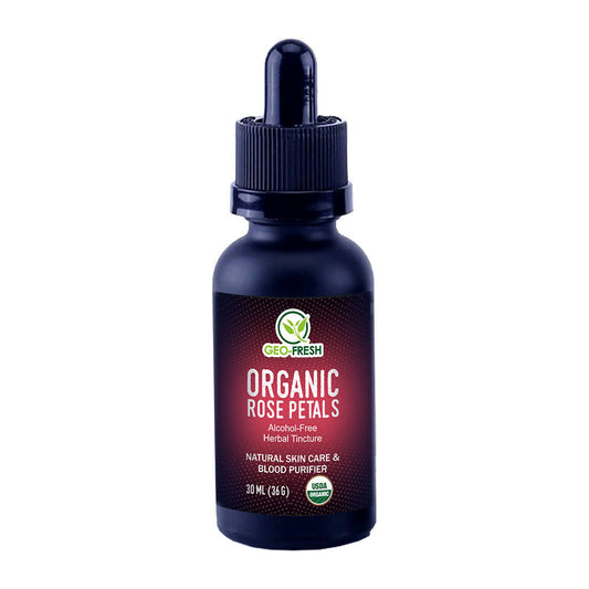 Geo-Fresh Organic Rose Petals Tincture - usa canada australia