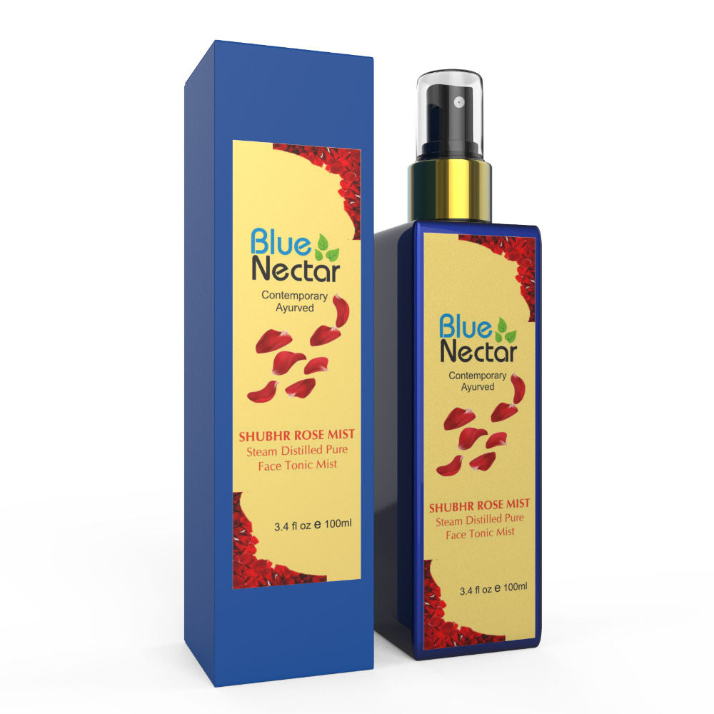 Blue Nectar Shubhr Steam Distilled Rose Toner Water & Face Tonic Mist - 100ML