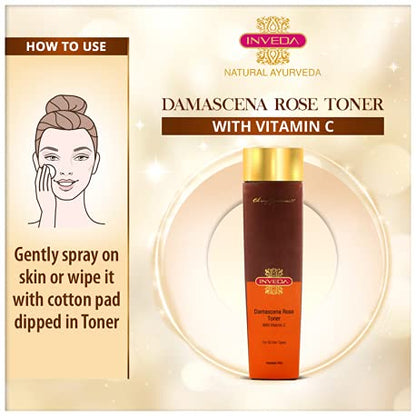 Inveda Damascena Rose Toner Enriched with Vitamin C