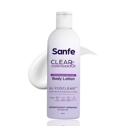 Sanfe Clear & Confident Glycolic Acid Body Lotion