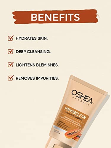 Oshea Herbals Papayaclean Anti Blemish Face Wash