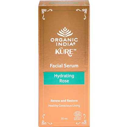 Organic India Kure Facial Serum Hydrating Rose