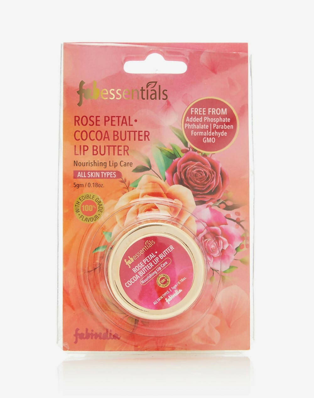 Fabessentials Rose Petal Cocoa Butter Lip Butter