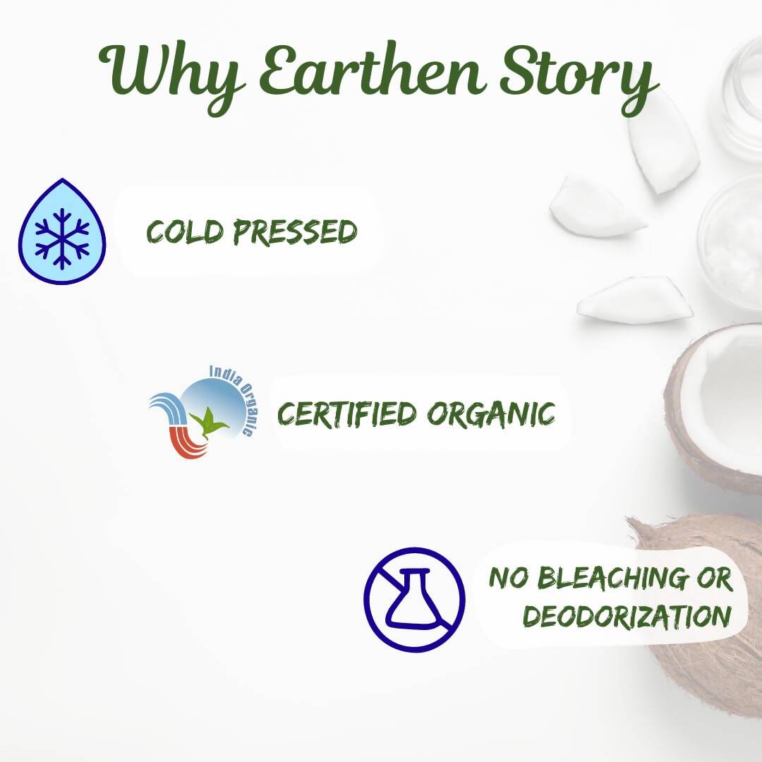 Earthen Story Certified Organic coconut oil