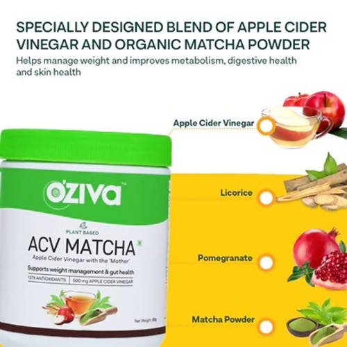 OZiva Plant Based ACV Matcha