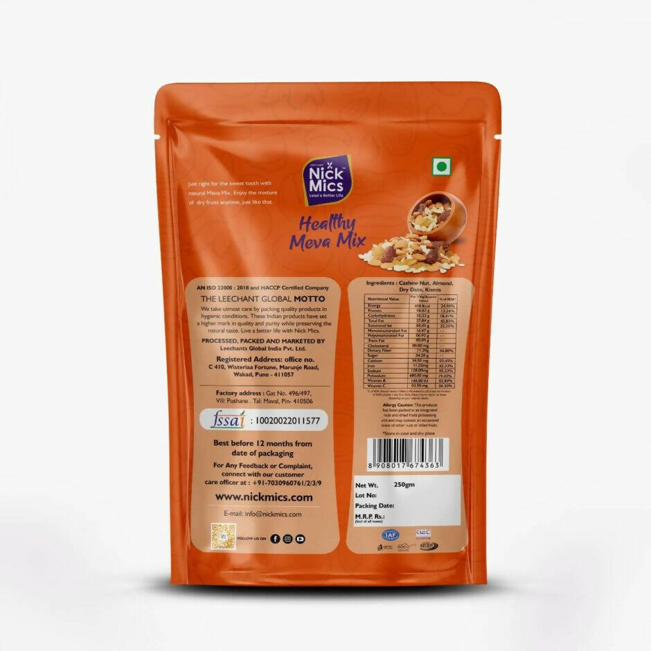 Nickmics Healthy Meva Mix (Mix Nuts)