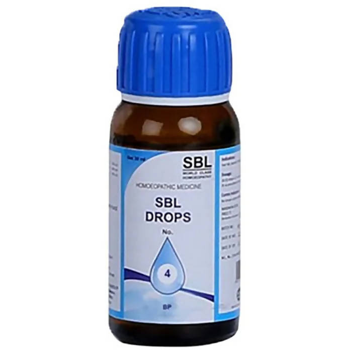 SBL Homeopathy Drops No. 4