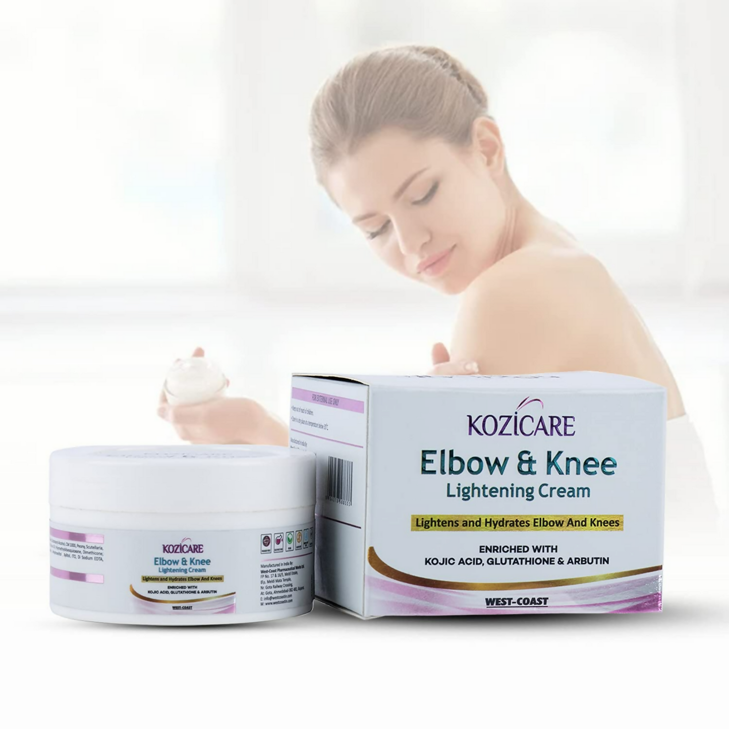 Healthvit Kozicare Elbow & Knee Lightening Cream