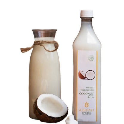 Sudhanya Coconut Oil - Wooden Cold Pressed - BUDNE