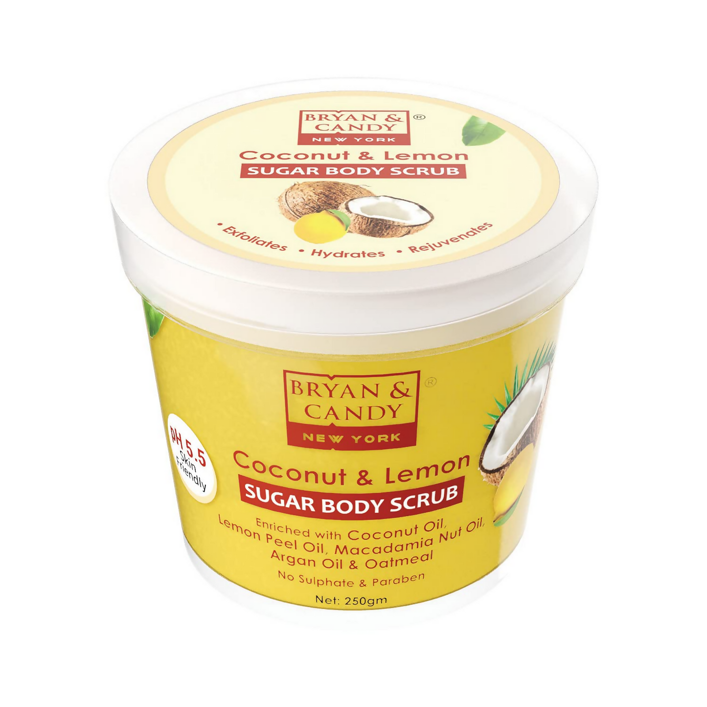Bryan & Candy Coconut & Lemon Sugar Body Scrub